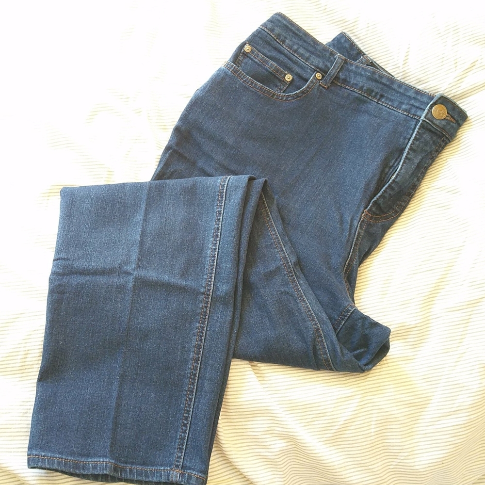 Terra & Sky Dark wash Straight leg Jeans